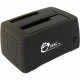 SIIG Cool Dual SATA to USB 2.0 Docking Station - 3.5" - 1/3H Hot-swappable - External - RoHS Compliance SC-SA0412-S1