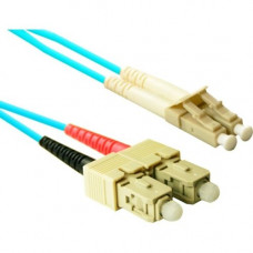 ENET 3M SC/SC Duplex Multimode 50/125 10Gb OM3 or Better Aqua Fiber Patch Cable 3 meter SC-SC Individually Tested - Lifetime Warranty SC2-10G-3M-ENC