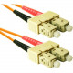 ENET 9M SC/SC Duplex Multimode 50/125 OM2 or Better Orange Fiber Patch Cable 9 meter SC-SC Individually Tested - Lifetime Warranty SC2-50-9M-ENC