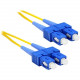 ENET 9M SC/SC Duplex Single-mode 9/125 OS1 or Better Yellow Fiber Patch Cable 9 meter SC-SC Individually Tested - Lifetime Warranty SC2-SM-9M-ENC