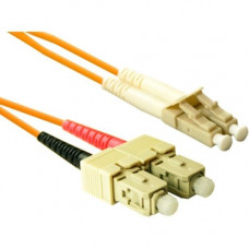 ENET 30M SC/LC Duplex Multimode 62.5/125 OM1 or Better Orange Fiber Patch Cable 30 meter SC-LC Individually Tested - Lifetime Warranty SCLC-30M-ENC