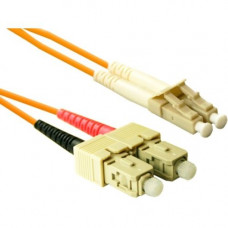 ENET 25M SC/LC Duplex Multimode 62.5/125 OM1 or Better Orange Fiber Patch Cable 25 meter SC-LC Individually Tested - Lifetime Warranty SCLC-25M-ENC
