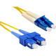 ENET Fiber Optic Duplex Network Cable - 75.46 ft Fiber Optic Network Cable for Network Device - First End: 2 x SC Male Network - Second End: 2 x LC Male Network - 9/125 &micro;m - Yellow SCLC-SM-23M-ENC