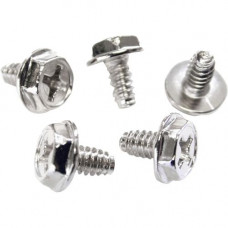 Startech.Com Replacement PC Mounting Screws #6-32 x 1/4in Long Standoff - 50 Pack - Computer Assembly Screw - 6 - 0.20" - Hex, Phillips - Philips - Steel - Silver - 50 Pack - TAA Compliant SCREW6-32
