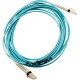 Accortec Fiber Optic Duplex Network Cable - 39.37 ft Fiber Optic Network Cable for Network Device - First End: 2 x LC Male Network - Second End: 2 x ST Male Network - 10 Gbit/s - 50/125 &micro;m - Aqua LCST10GA-12M-ACC