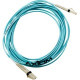 Accortec Fiber Optic Duplex Network Cable - 22.97 ft Fiber Optic Network Cable for Network Device - First End: 2 x LC Male Network - Second End: 2 x LC Male Network - 10 Gbit/s - 50/125 &micro;m - Aqua LCLC10GA-7M-ACC