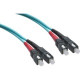 Axiom Fiber Optic Duplex Network Cable - 9.84 ft Fiber Optic Network Cable for Network Device - First End: 2 x SC Male Network - Second End: 2 x SC Male Network - 50/125 &micro;m - Aqua, Blue SCSCOM4MD3M-AX