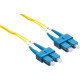 Axiom Fiber Optic Duplex Network Cable - 131.23 ft Fiber Optic Network Cable for Network Device - First End: 2 x SC Male Network - Second End: 2 x SC Male Network - 1 Gbit/s - 9/125 &micro;m - Yellow - TAA Compliant - TAA Compliance AXG100056