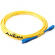 Accortec Fiber Optic Simplex Network Cable - 3.28 ft Fiber Optic Network Cable for Network Device - First End: 1 x SC Male Network - Second End: 1 x ST Male Network - 9/125 &micro;m - Yellow SCSTSS9Y-1M-ACC