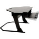 3m Precision Standing Desk for Corner Desk - 42 lb Load Capacity - 31.2" Height x 42" Width x 6.2" Depth - Desktop - Black SD80B