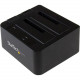 Startech.Com USB 3.1 (10Gbps) Dual-Bay Dock for 2.5"/3.5" SATA SSD/HDDs with UASP - 2 x HDD Supported - 2 x SSD Supported - 2 x Total Bay - 2 x 2.5"/3.5" Bay - UASP Support - Serial ATA/600 - USB 3.1 Type B - Plastic - RoHS Compliance-