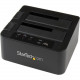 Startech.Com eSATA / USB 3.0 Hard Drive Duplicator Dock - Standalone HDD Cloner with SATA 6Gbps for fast-speed duplication - Clone a 2.5in/3.5in SATA drive without a host computer connection, or dock the drives over USB 3.0 / eSATA for easy access - Fast 