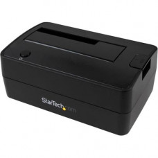 Startech.Com USB 3.1 (10Gbps) Single-Bay Dock for 2.5"/3.5" SATA SSD/HDDs with UASP - 1 x Total Bay - 1 x 2.5"/3.5" Bay - UASP Support - Serial ATA/600 - USB 3.1 Type B - Plastic - RoHS Compliance SDOCKU313