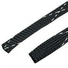 PANDUIT 100ft Braided Expandable Sleeving - Black - 1 Pack - TAA Compliance SE75PFR-CR0