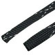 PANDUIT 200ft Braided Expandable Sleeving - Black - 1 Pack - TAA Compliance SE125PFR-TR0