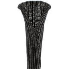 Panduit Pan-Wrap Cable Sleeve - Black - 1 Pack - Polyethylene Terephthalate (PET) - TAA Compliance SE150PS-LQR0