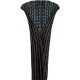 Panduit Pan-Wrap Braided Sleeving - Black - 1 Pack - Polyethylene Terephthalate (PET) - TAA Compliance SE25PSFR-TR0