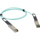 Black Box SFP+ 10Gbps Active Optical Cable (AOC) - Cisco SFP-10G-AOCxM Compatible - 32.81 ft Fiber Optic Network Cable for Network Device - First End: 1 x SFP+ Male Network - Second End: 1 x SFP+ Male Network - 10 Gbit/s - Aqua SFP-10G-AOC10M-BB