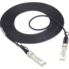 Black Box SFP+ 10-Gbps Direct Attach Cable (DAC) - Cisco SFP-H10GB-CUxxM Compatible - 16.40 ft SFP+ Network Cable for Network Device, Router, Switch, Server - First End: 1 x SFP+ Male Network - Second End: 1 x SFP+ Male Network - 10 Gbit/s - Black SFP-H10