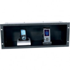 Middle Atlantic Products Mounting Shelf for Media Player, Satellite Radio - Black SH-DMP-S