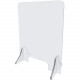 Innovative SHIELD-2430 Sneeze Guard - 24" Width x 30" Height - Clear - Polycarbonate - TAA Compliance SHIELD-2430-WHT