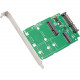 SYBA Multimedia M.2 (NGFF) & mSATA SSD to SATA III with Standard & Low Profile Brackets - 1 SI-ADA50067