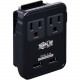 Tripp Lite Safe-IT SK2UTRAVAM 4-Outlets Power Plug - 2 x NEMA 5-15R, 2 x USB Receptacle - 120 V AC / 10 A, 230 V AC - Black SK2UTRAVAM