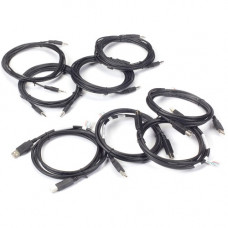 Black Box Secure KM Cable Kit, 6-ft. (1.8-m) - Black SKVMCBL-KM-6