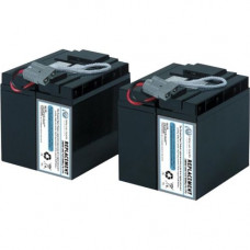 eReplacements Compatible Sealed Lead Acid Battery Replaces APC SLA55, APC RBC55, for use in APC Smart-UPS DLA2200, SMT2200, SMT3000, SUA2200, SUA3000, SUA48xlbp, SUA5000 - Sealed Lead Acid (SLA) Battery - TAA, WEEE Compliance SLA55-ER