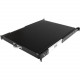 Startech.Com Black Deep Sliding Server Shelf - For Server - 1U Rack Height - Rack-mountable - Black - Steel - 55.12 lb Maximum Weight Capacity - TAA Compliant - RoHS, TAA Compliance SLIDESHELFD