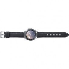 Samsung Galaxy Watch3 (41MM), Mystic Silver (Bluetooth) - Wrist - ECG Sensor, Accelerometer, Barometer, Gyro Sensor, Ambient Light Sensor, Optical Heart Rate Sensor - Voice Activated, Text Messaging, Clock Display, Music Player - Sleep Quality, Stress, He