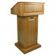 AmpliVox SN3020 - Victoria Lectern - 47" Height x 27" Width x 22" Depth - Cherry, Clear Lacquer - Solid Wood, Solid Hardwood, Veneer SN3020-CH