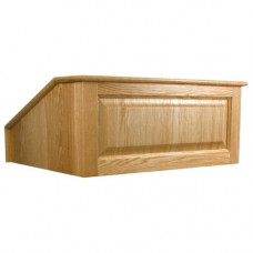 AmpliVox SN3025 - Victoria Tabletop Lectern - 12" Height x 26" Width x 22" Depth - Lacquer, Oak - Hardwood Solid SN3025-OK