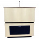 AmpliVox SN3030 - Coventry Lectern - 46" Height x 42" Width x 30" Depth - Lacquer, Cherry - Hardwood Solid SN3030-CH
