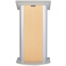 AmpliVox SN3110 - Flat Hardrock Maple Lectern - Rectangle Top - 26.75" Table Top Width x 16.75" Table Top Depth - 49" Height x 26.75" Width x 16.75" Depth - Hard Rock Maple SN3110