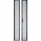 Panduit SN82SDB Door Panel - Black - 42U Rack Height - 1 Pack - 77.7" Height - 31" Width - 0.8" Depth SN82SDB