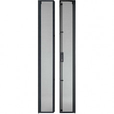 Panduit Net-Access Door Split Hinged - For Networking, Server - 48U Rack Height - Rack-mountable - Black - TAA Compliance SN88SDB