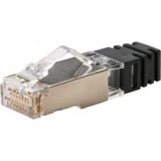 Panduit Network Connector - 100 Pack - 1 x RJ-45 Male - Transparent - TAA Compliance SPS688-C