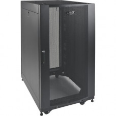 Tripp Lite 25U Rack Enclosure Server Networking Cabinet Shallow Depth - For A/V Equipment - 25U Rack Height27" Rack Depth - Floor Standing - Black - Steel - 3000 lb Maximum Weight Capacity - 3000 lb Dynamic/Rolling Weight Capacity - 3000 lb Static/St