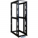 Tripp Lite 42U 4-Post Open Frame Rack Cabinet Square Hole Heavy Duty Caster - 42U Rack Height x 19" Rack Width - Black - 3000 lb Dynamic/Rolling Weight Capacity - 3000 lb Static/Stationary Weight Capacity - RoHS Compliance SR42UBEXPNDNR3