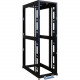 Tripp Lite 45U 4-Post Open Frame Rack Cabinet Square Holes 3000lb Capacity - 45U Rack Height x 19" Rack Width - Rack-mountable - Black - 2250 lb Dynamic/Rolling Weight Capacity - 3000 lb Static/Stationary Weight Capacity - RoHS Compliance SR45UBEXPND