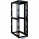 Tripp Lite 48U 4-Post Open Frame Rack Cabinet Square Holes 3000lb Capacity - 48U Rack Height x 19" Rack Width - Black - 2250 lb Dynamic/Rolling Weight Capacity - 3000 lb Static/Stationary Weight Capacity - RoHS Compliance SR48UBEXPND