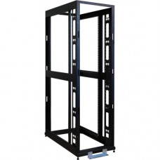 Tripp Lite 48U 4-Post Open Frame Rack Server Cabinet w/ Heavy Duty Casters - 48U Rack Height x 19" Rack Width - Black - 3000 lb Dynamic/Rolling Weight Capacity - 3000 lb Static/Stationary Weight Capacity - RoHS Compliance SR48UBEXPNDNR3