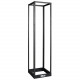 Tripp Lite 45U 4-Post Open Frame Rack Cabinet Threaded 12-24 Mounted Holes - 45U Rack Height x 19" Rack Width - Black - Cold-rolled Steel (CRS) - 1000 lb Static/Stationary Weight Capacity - RoHS Compliance SR4POST1224