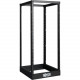 Tripp Lite 25U 4-Post Open Frame Rack Cabinet Square Holes 1000lb Capacity - 24U Rack Height - Black - Cold-rolled Steel (CRS) - 1000 lb Static/Stationary Weight Capacity - RoHS Compliance SR4POST25
