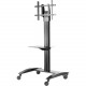 Peerless -AV SmartMount SR560M Flat Panel Cart - Metal, Steel - Black - RoHS, TAA Compliance SR560M