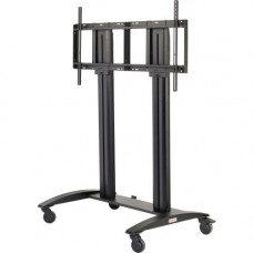 Peerless -AV SmartMount Cart for use with the Microsoft Surface Hub - Up to 60" Screen Support - 300 lb Load Capacity - 30" Height x 51.2" Width x 70.8" Depth - Floor - Black - TAA Compliance SR598-HUB