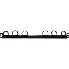Panduit SRBM19BLY Strain Relief Bar - Cable Tie - 1 Pack - 1U Rack Height - 19" Panel Width - TAA Compliance SRBM19BLY