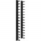 Tripp Lite Rack Enclosure Cabinet 6ft Horizontal Cable Ring Flexible 6&#39;&#39; - Black - RoHS, TAA Compliance SRCABLERINGVRT