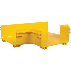 Tripp Lite Toolless Horizontal 90-Degree T-Junction for Fiber Routing System,240 mm (10 in) - Yellow - Polyvinyl Chloride (PVC) SRFC10JUNT